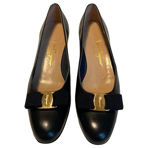 ferragamo vara pump sale|salvatore ferragamo genuine leather pumps.